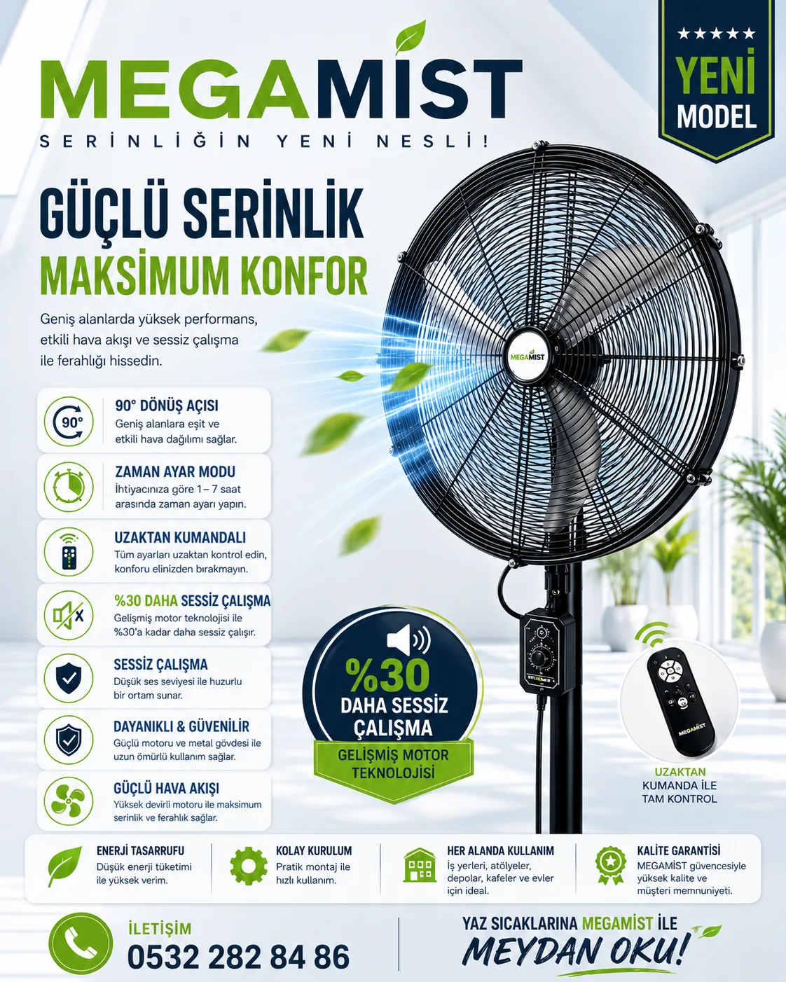 Buharlı Serinletme profesyonel açık alan serinletme görseli Serinletme Sistemi ana görseli - buharlı serinletme ve mist fan çözümü